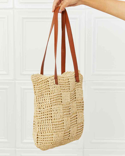 Fame Picnic Date Straw Tote Bag