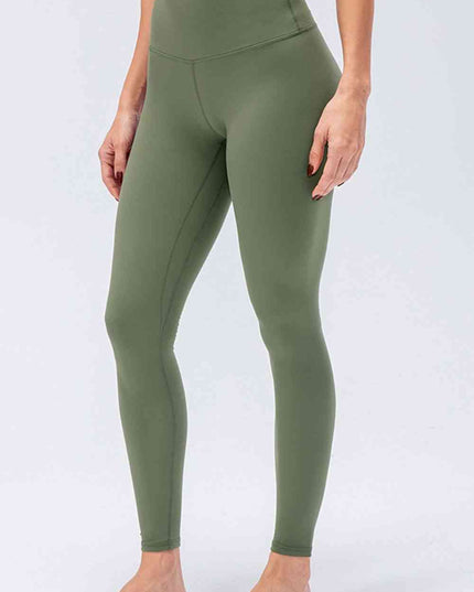 Wide Waistband Slim Fit Active Leggings