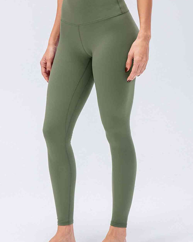 Wide Waistband Slim Fit Active Leggings