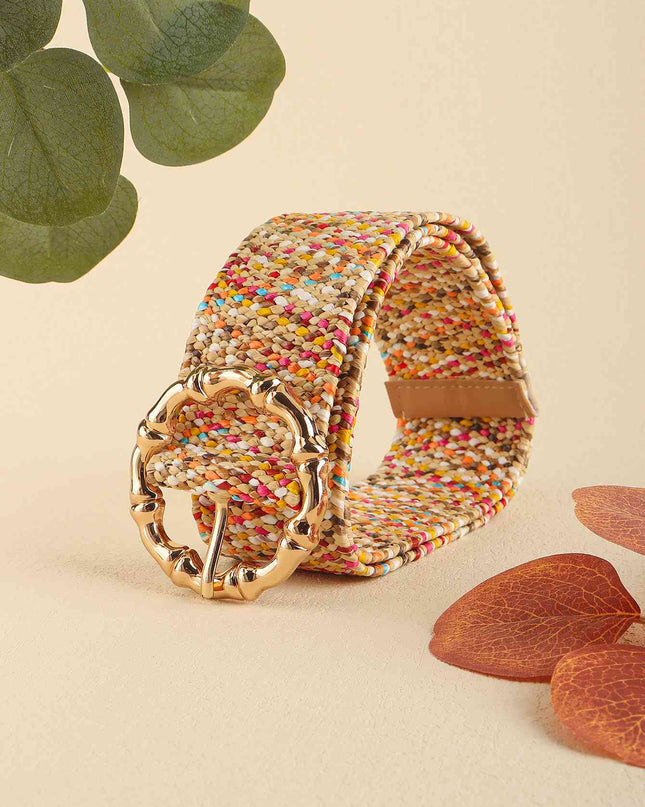 Multicolored Wide Belt