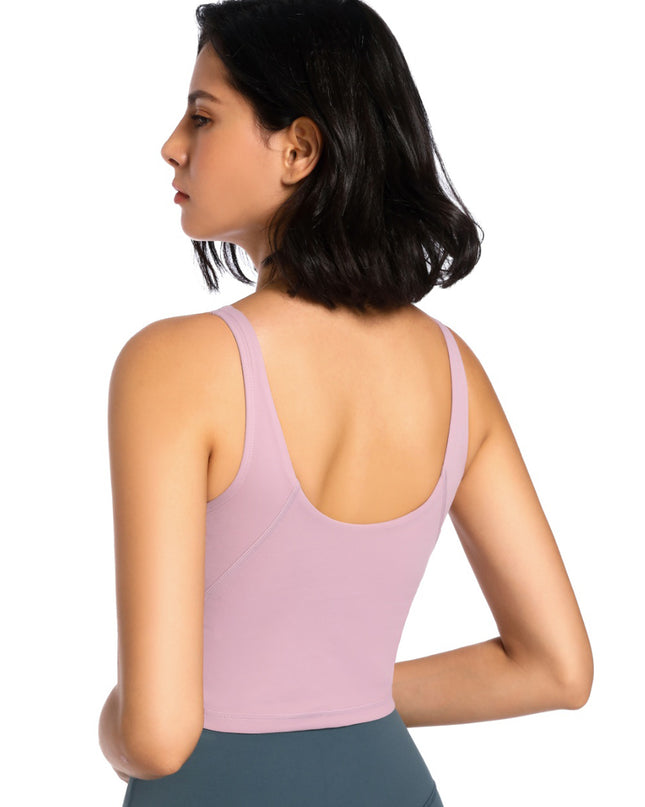 Scoop Neck Wide Strap Active Tank