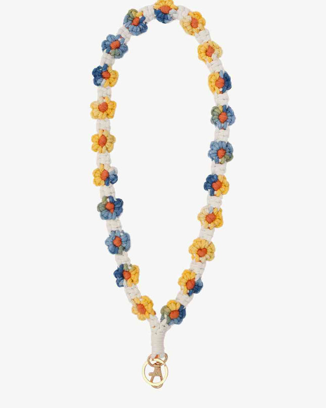 Floral Lanyard Key Chain
