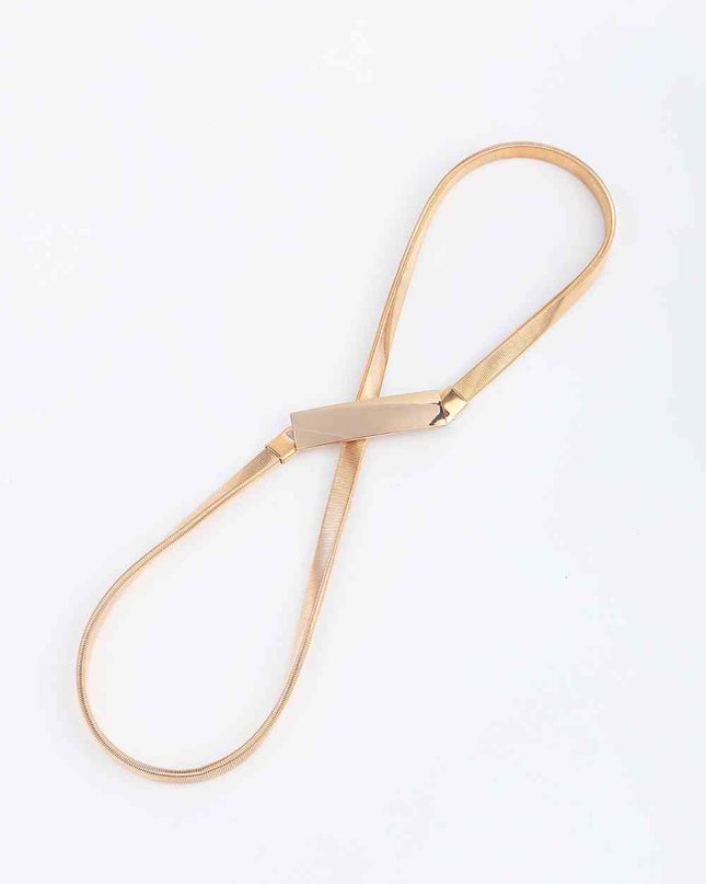 Elastic Iron Skinny Belt
