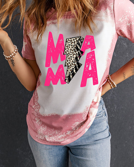 MAMA Graphic Printed Tee Shirt