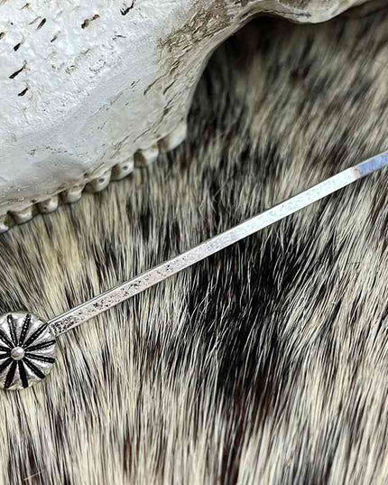 Turquoise Alloy Hairpin
