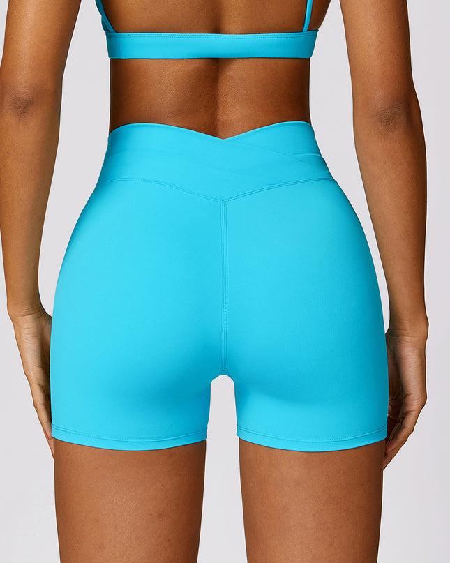 High Waist Active Shorts