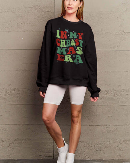 Simply Love Full Size IN MY CHRISTMAS ERA Long Sleeve Sweatshirt
