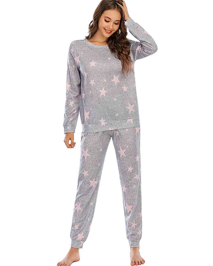Star Top and Pants Lounge Set
