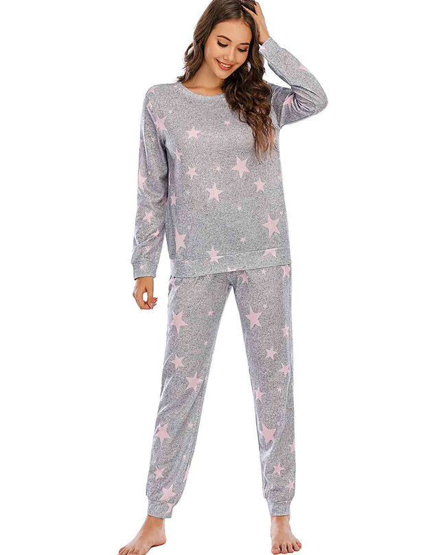 Star Top and Pants Lounge Set