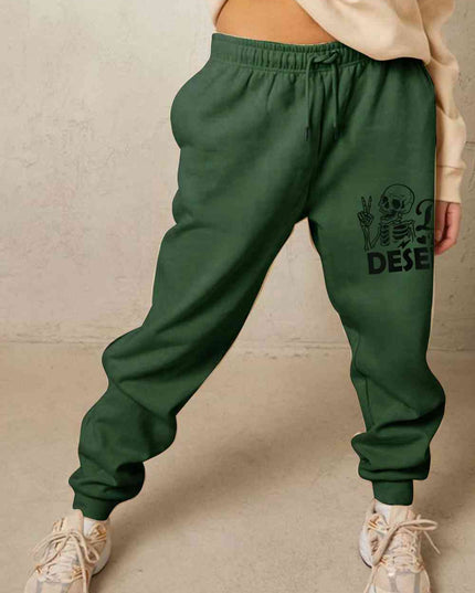 Simply Love Full Size HAVE THE DAY YOU DESERVE Graphic Sweatpants