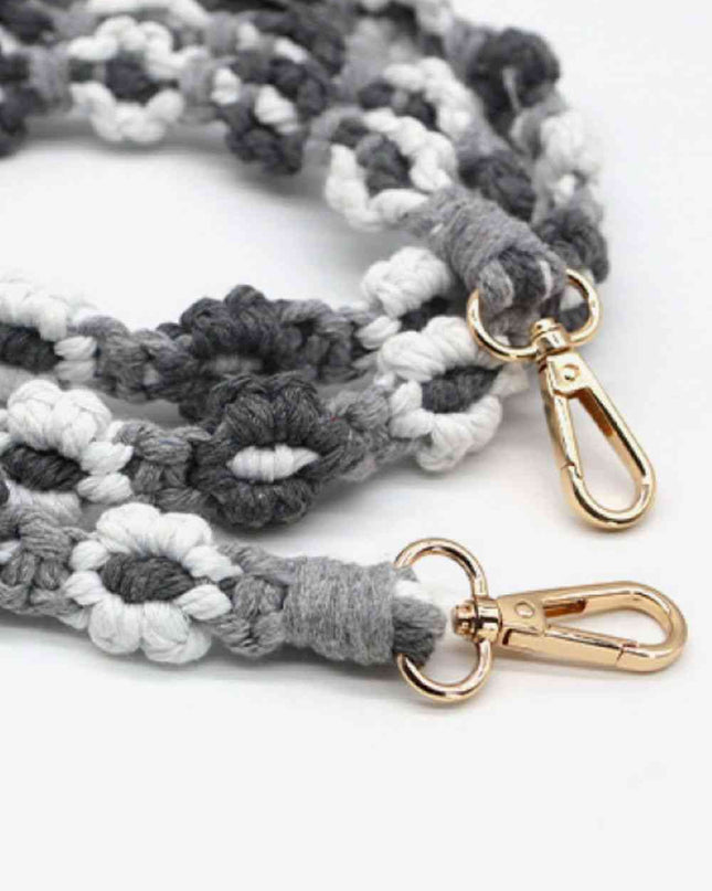 Macrame Flower Lanyard