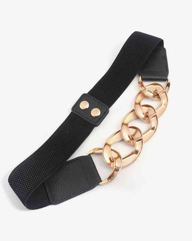 Chain Detail Elastic Belt