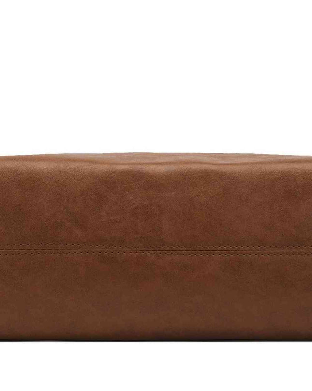 Large PU Leather Crossbody Bag