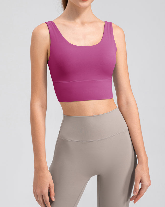 Scoop Neck Wide Strap Active Tank