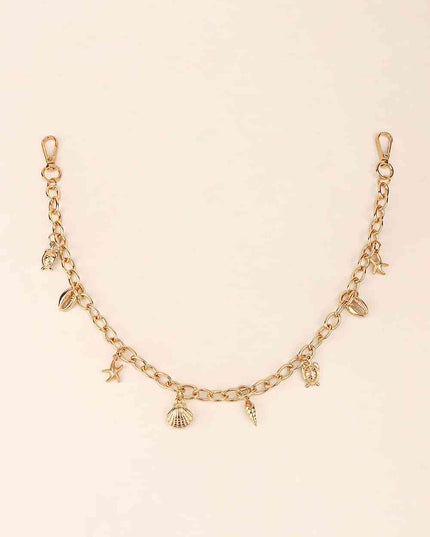 Sea Element Charm Iron Chain Belt