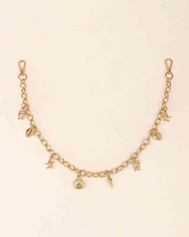 Sea Element Charm Iron Chain Belt