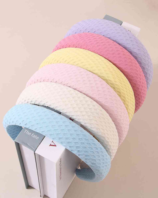 Wide Waffle Headband