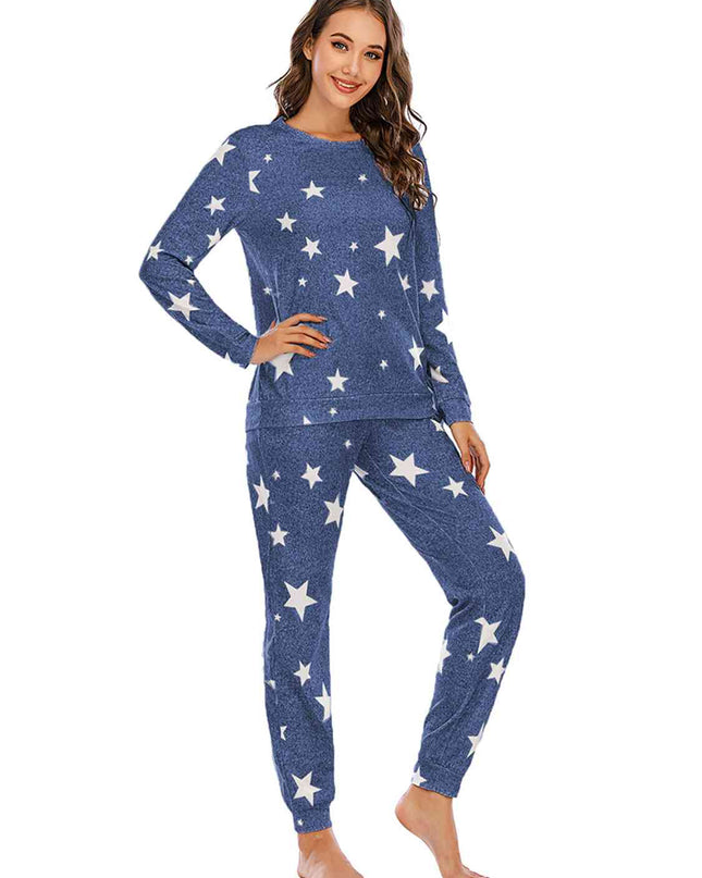 Star Top and Pants Lounge Set