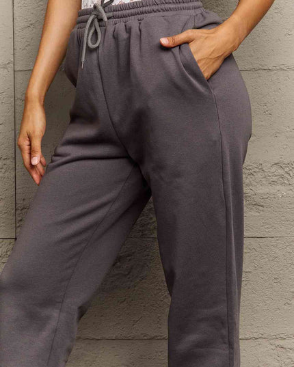 Simply Love Full Size Drawstring Sweatpants
