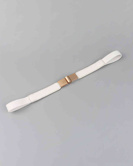 PU Elastic Skinny Belt