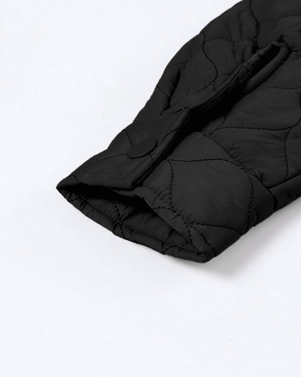 Snap Down Collared Winter Coat