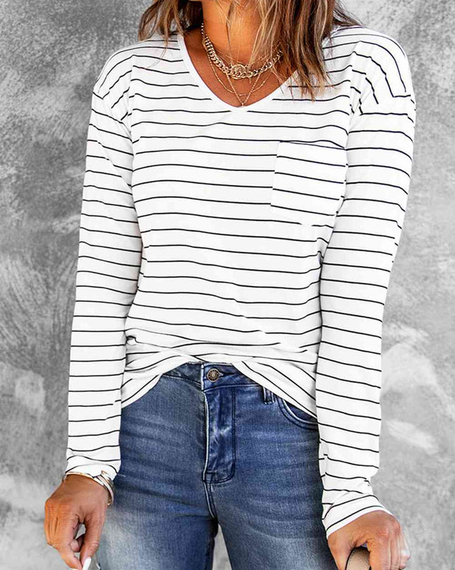 Striped Long Sleeve T-Shirt