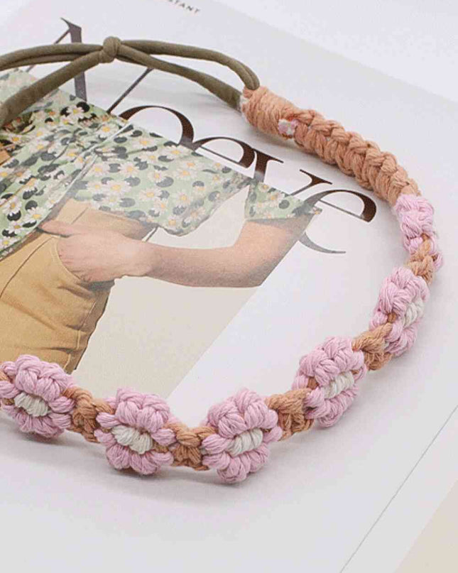 Assorted 2-Pack In My Circle Daisy Macrame Headband