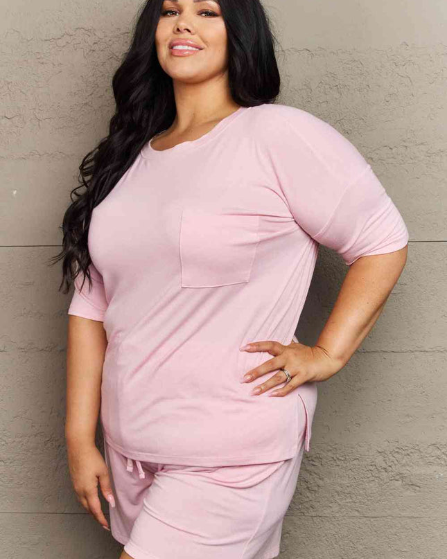 Zenana In The Moment Plus Size Lounge Set