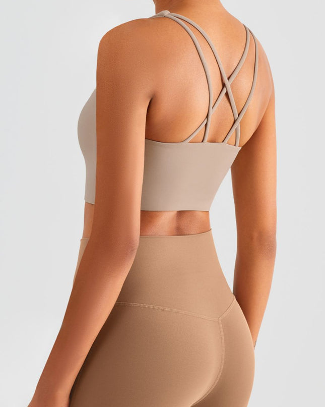 Chic Start Crisscross Back Sports Bra