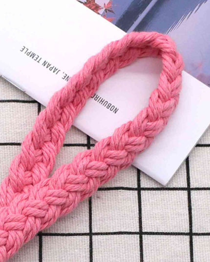 Assorted 4-Piece Macrame Keychain