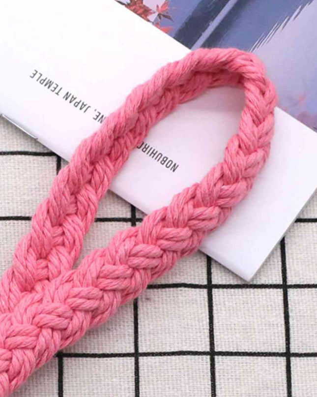 Assorted 4-Piece Macrame Keychain