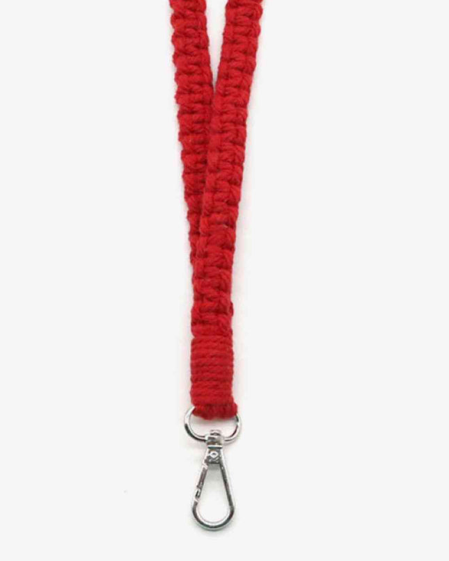 Assorted 2-Pack Hand-Woven Lanyard Keychain