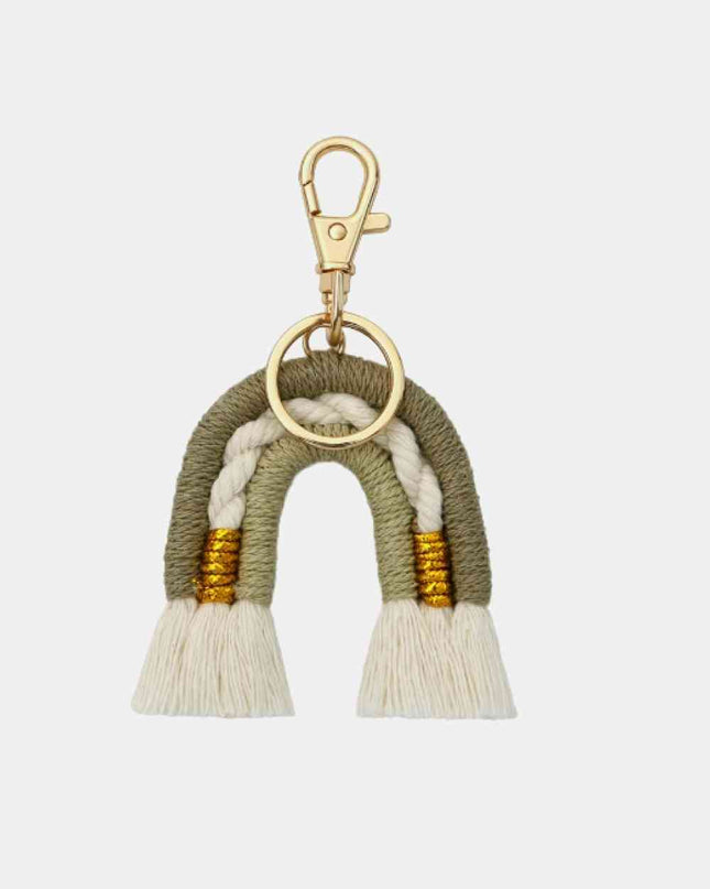 Random 4-Pack Rainbow Tassel Key Chain