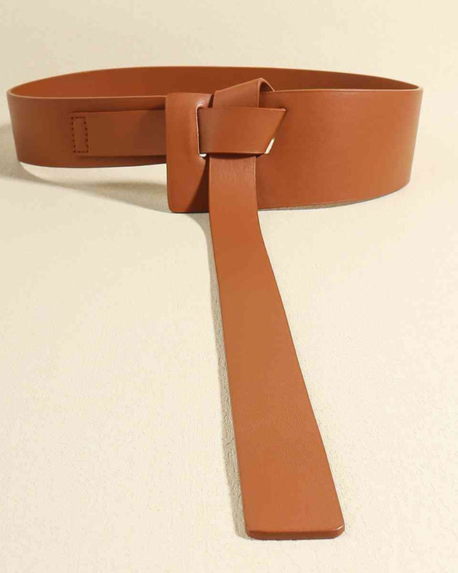 Knot Detail PU Belt