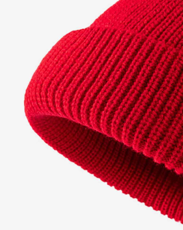 Calling For Winter Rib-Knit Beanie
