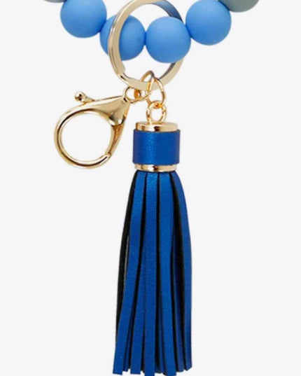 LOVE Beaded Keychain with Tassel