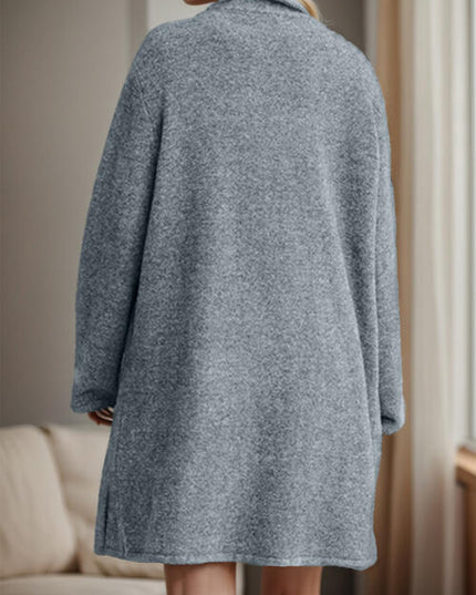 Open Front Long Sleeve Cardigan