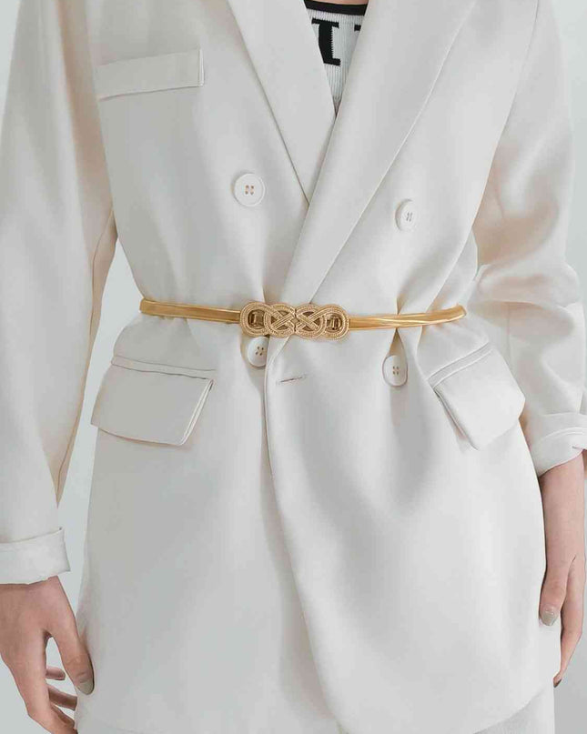 Knot Buckle Metal Belt