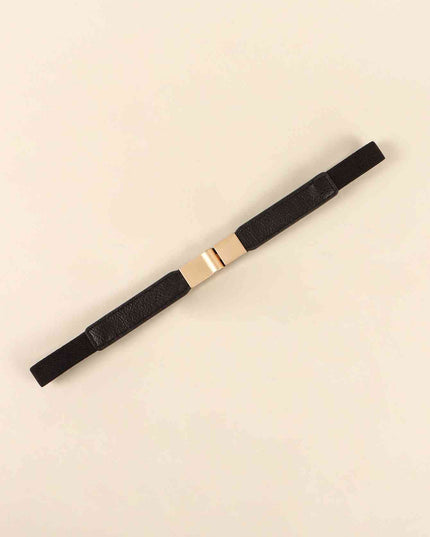 PU Elastic Skinny Belt