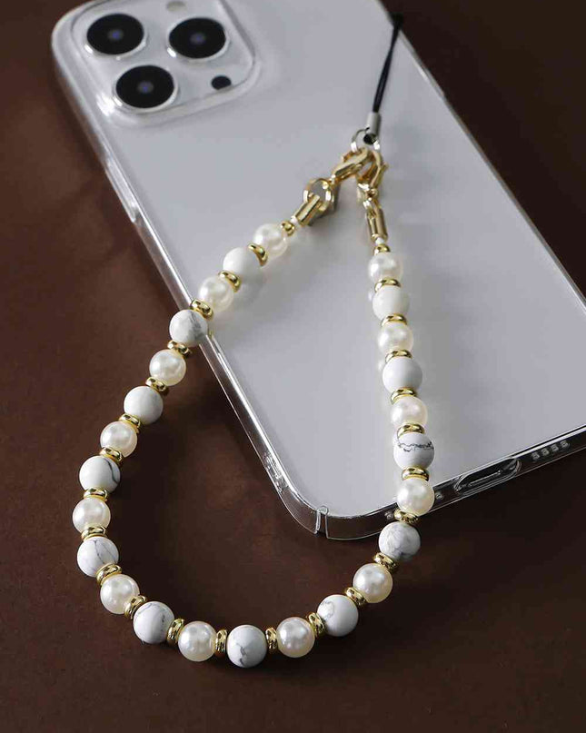 Natural Stone Beads Key Chain