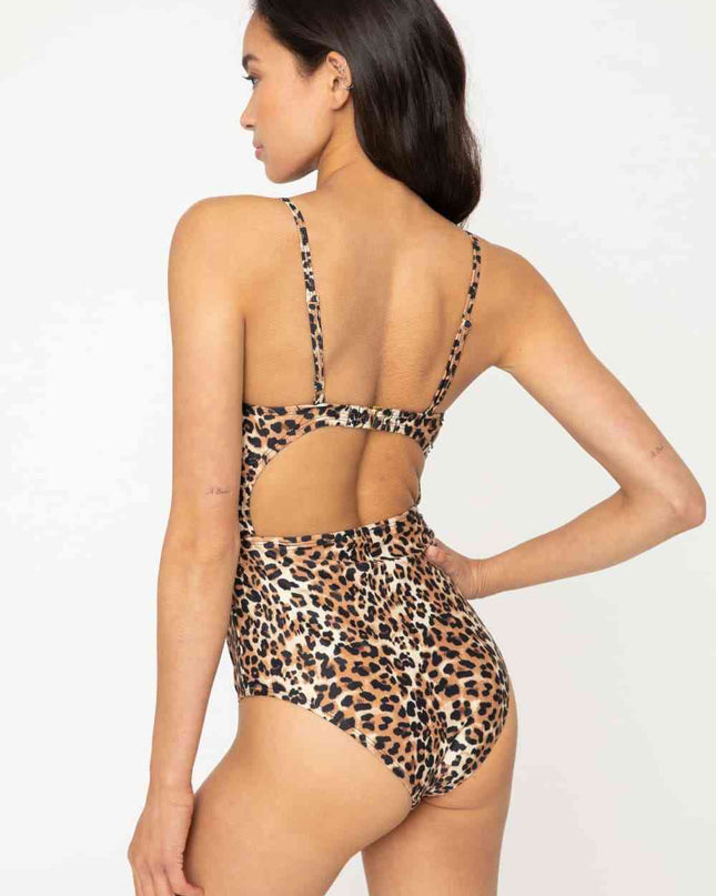 Marina West Swim Lost At Sea Cutout One-Piece Swimsuit