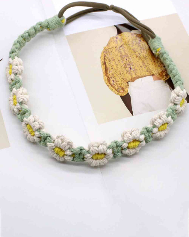 Assorted 2-Pack In My Circle Daisy Macrame Headband