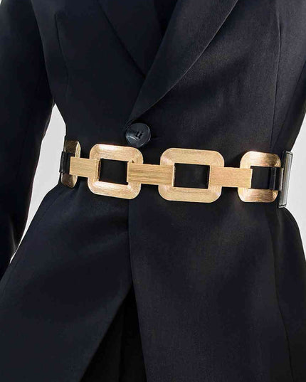 Fashion Geometric Elastic Belt