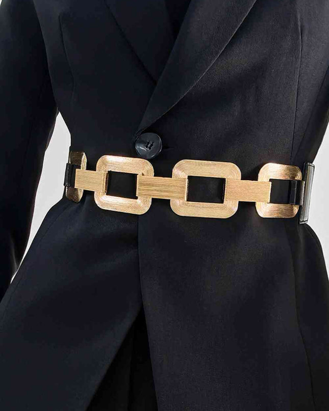 Fashion Geometric Elastic Belt