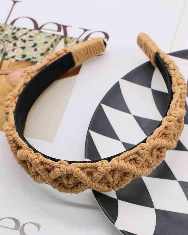 Can't Stop Your Shine Macrame Headband