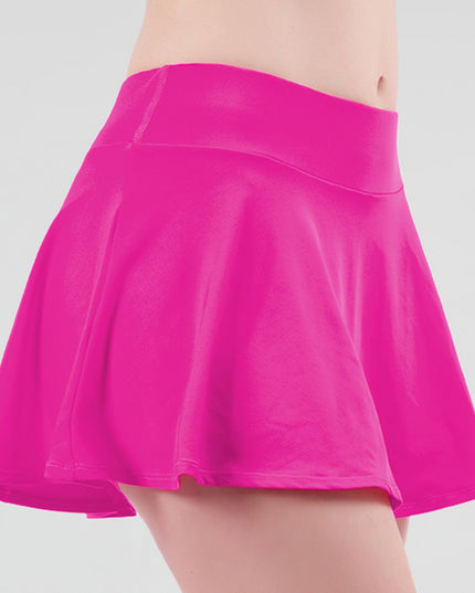 Wide Waistband Sports Skort