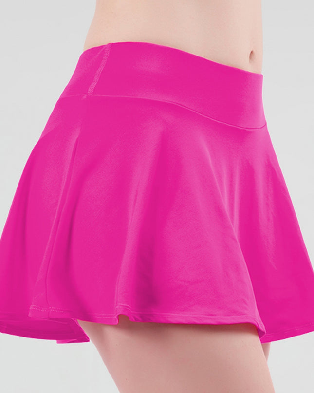 Wide Waistband Sports Skort
