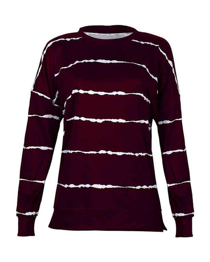 Striped Round Neck T-Shirt