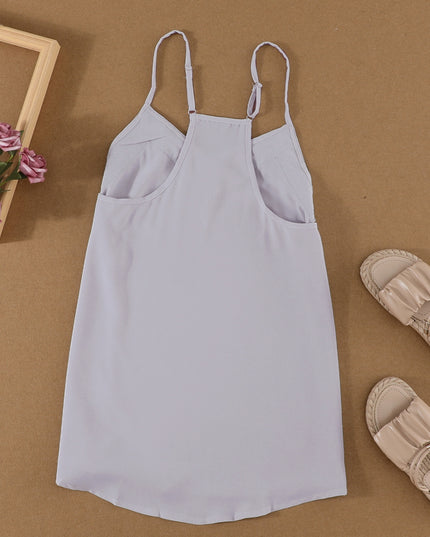 Contrast Trim Racerback Cami