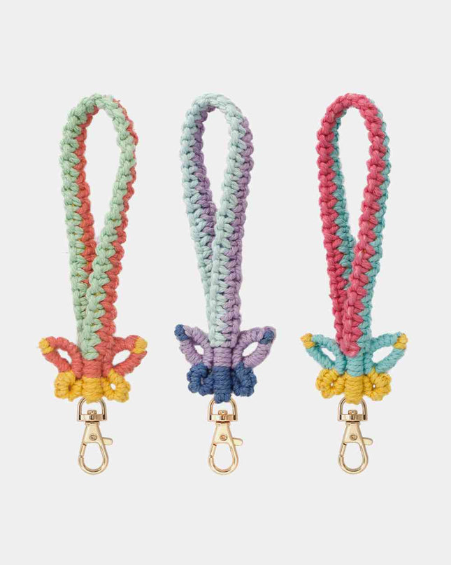 Butterfly Shape Macrame Key Chain